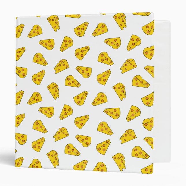 Cute Cheese Pattern Binder (Front/Inside)