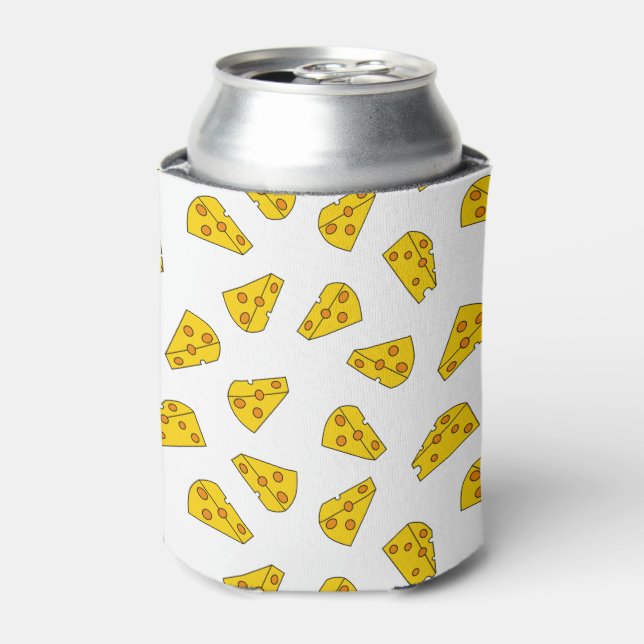 Cute Cheese Pattern Can Cooler (Can Front)