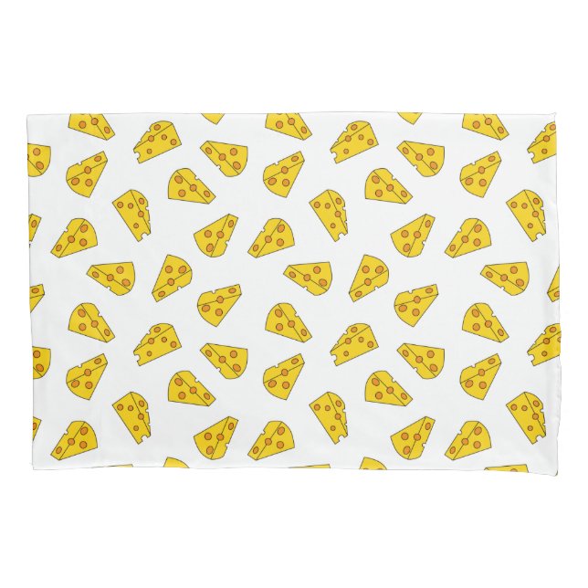 Cute Cheese Pattern Pillowcase (Front-Left)