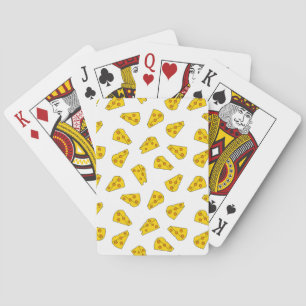 Cute Cheese Pattern Playing Cards