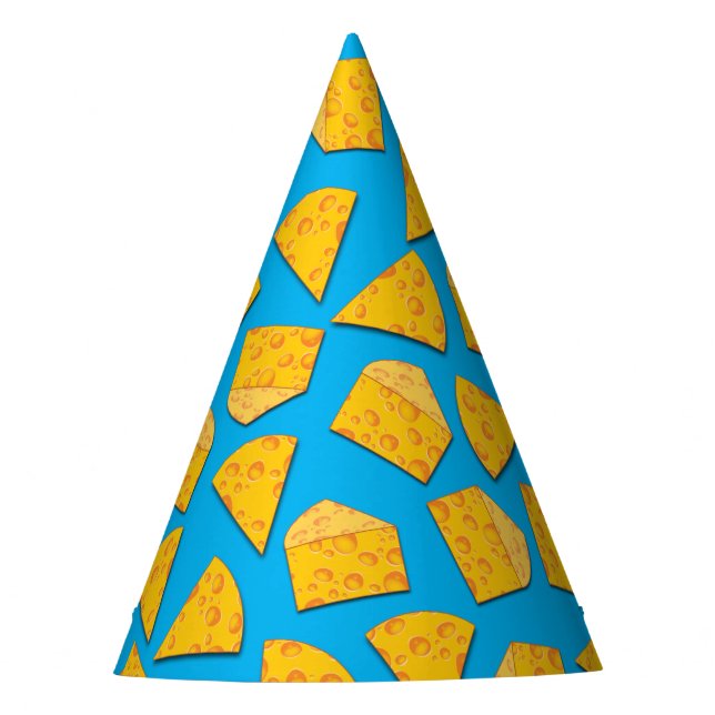 Cute Cheese Wedge Kids 1st Birthday Party Party Hat (Front)