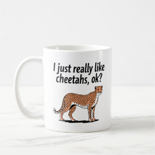 Cute Cheetah Artwork for Animal Enthusiasts Coffee Mug