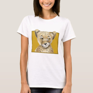 Cute Cheetah T-Shirt – Safari Animal Graphic Tee