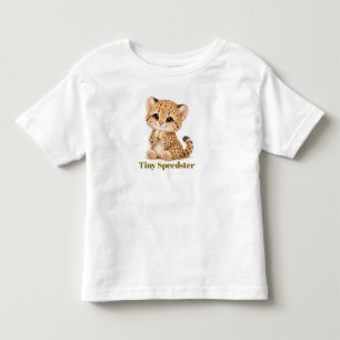 Cute Cheetah Toddler T-Shirt, cute kitten T-shirt