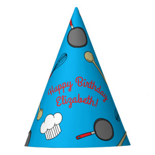 Cute Chef Cooking Kids 1st Birthday Party Party Hat