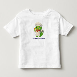 Cute Chef Dinosaur – Dino Jobs Toddler T-shirt