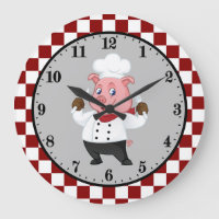 cute chef pig kitchen