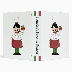 Cute Chef Recipe Album Binder