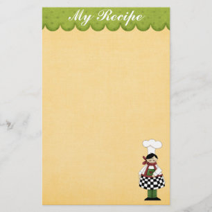Cute Chef Stationery