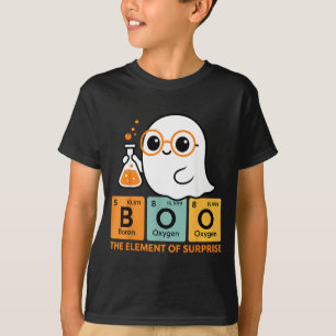 Cute Chemistry Boo The Element of Surprise Chemist T-Shirt