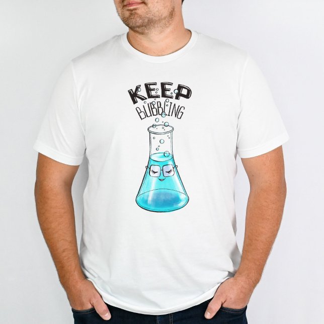 Cute Chemistry Funny Nerdy Lab Character T-Shirt (Creator Uploaded)