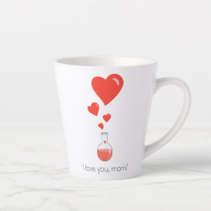 Cute Chemistry Mom Love Potion Scientist Latte Mug