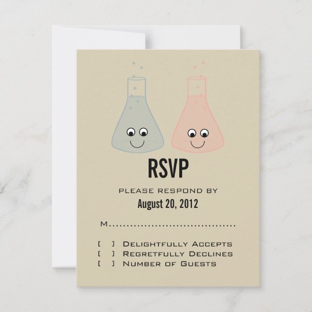 Cute Chemistry Response Card (Front)
