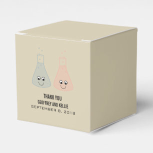 Cute Chemistry Wedding Favour Boxes