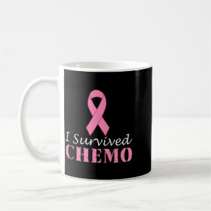 Cute Chemotherapy Cancer Awareness Survived Chemo Coffee Mug