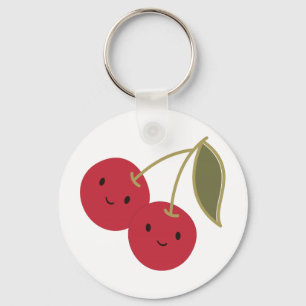 Cute Cherries Keychain