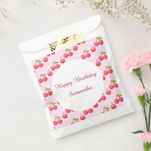 Cute Cherry 1st Birthday Party Favour Bag (Sealed)