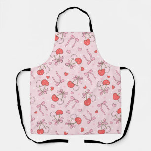 Cute Cherry and Bow Apron