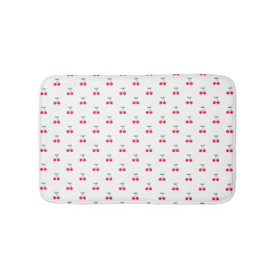 Cute Cherry Pattern Bath Mat