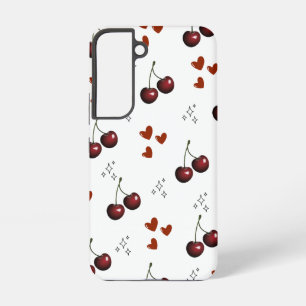 "Cute Cherry Pattern Samsung Galaxy S22 Case" Case