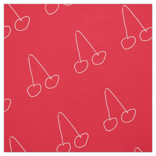 Cute cherry simple minimalist fabric