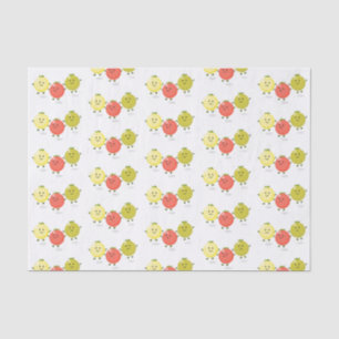 Cute cherry tomatoes cartoon illustration tissue paper