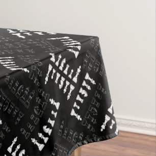 Cute Chess Board Games Kids Birthday Party Tablecloth