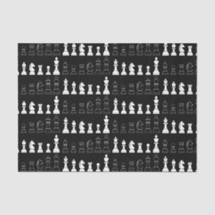 Cute Chess Board Games Kids Birthday Party Tissue Paper
