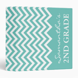 Cute chevron classeur pour professeur de 2ème anné