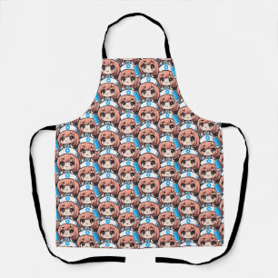 Cute Chibi Nurse - healthcare, anime, medical Apron