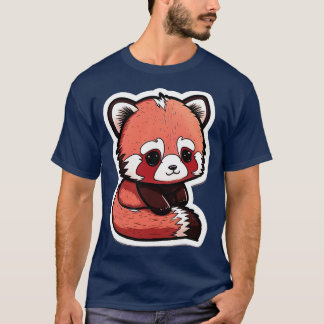 Cute Chibi Red Panda 2 T-Shirt