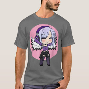 Cute Chibi Style Kawaii Anime Girl With Wings  T-Shirt
