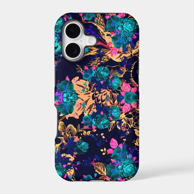 Cute chic abstract flowers background (Back)