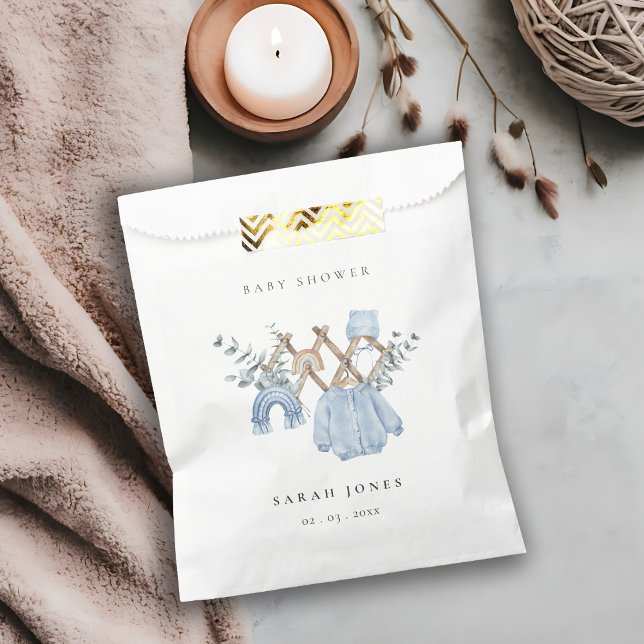 Cute Chic Boy Baby Clothes Essential Baby Shower Favour Bag (Creator Uploaded)