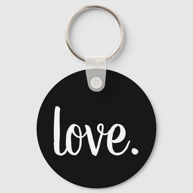 cute chic LOVE. | Keychain (Front)