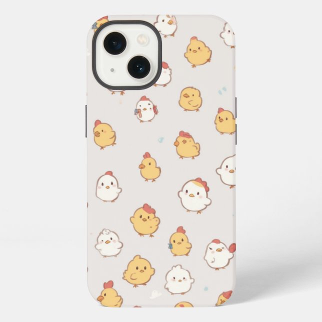 Cute chick  iPhone case (Back)