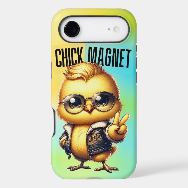 Cute Chick Magnet Funny Easter-54546 (Back)