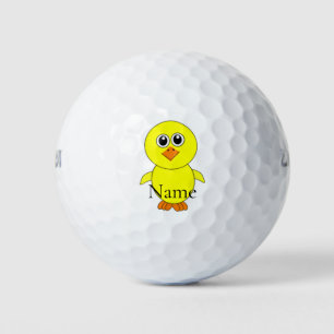 Cute Chick Thunder_Cove  Golf Balls