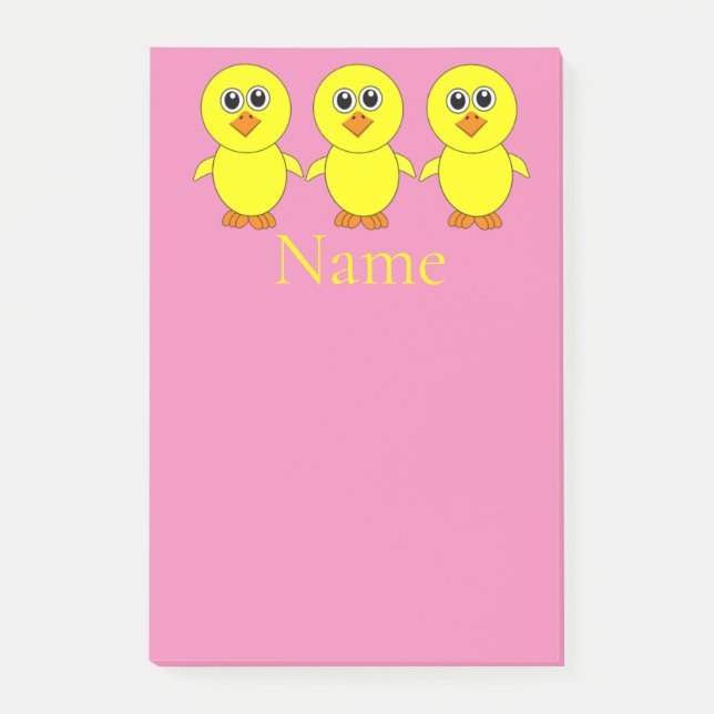 Cute Chick Thunder_Cove  Post-it Notes (Front)