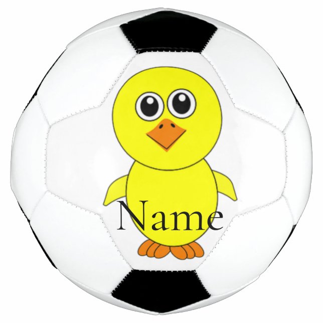 Cute Chick Thunder_Cove  Soccer Ball (Front)