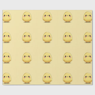 Cute Chick Wrapping Paper Adorable Baby Chick Gift