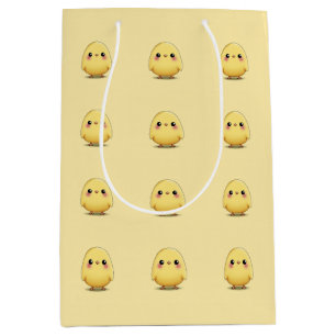 Cute Chick Wrapping Paper Adorable Baby Chick Gift Medium Gift Bag