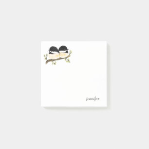 Cute Chickadees Bird Post-it® Notes