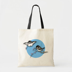 Cute Chickadees Tote Bag