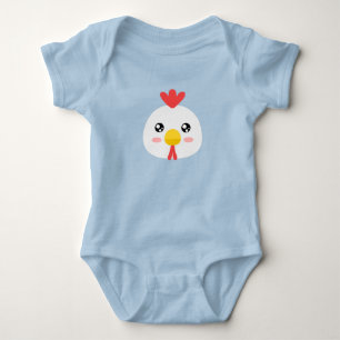 Cute Chicken Baby Bodysuit