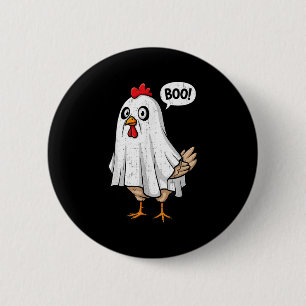 Cute Chicken Boo Funny Halloween Costume Men Women 2 Inch Round Button