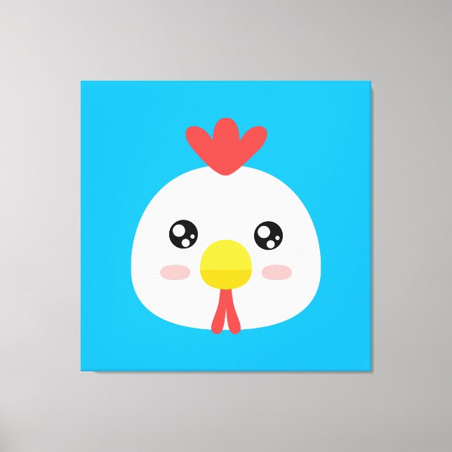 Cute Chicken Canvas Print (Front)