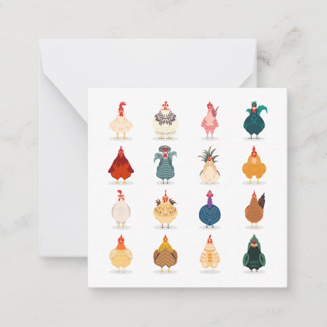 Cute Chicken Card (Front)