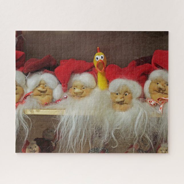 Cute Chicken Christmas Puzzle! Jigsaw Puzzle (Horizontal)