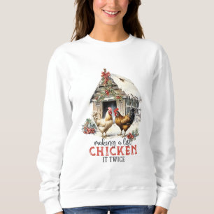 Cute Chicken Christmas Sweatshirt